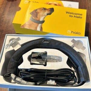 Halo Collar 3 size M/L wireless fence/built-in GPS collar. New/open box